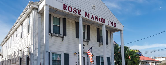 sign, Welcome to Rose Manor Bed & Breakfast Inn, Reservations Only, 504-282-8200